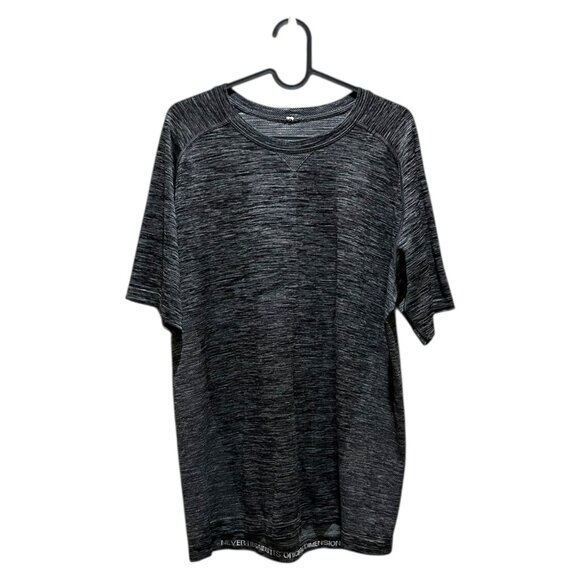 Lululemon Mens Metal Vent Tech Short Sleeve Heathered Gray - Picture 1 of 6